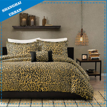 3 PCS Baumwolle Polyester Leopardenmuster Bettbezug Set